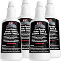 Commercial Grill and Oven Cleaner 32oz Concentrate 4pk. Heavy-Duty Fast-Acting Degreaser Solution Removes Carbon, Grime, Burnt Food and Oil for Griddles Fryer Baskets and Kitchen Cooking Surfaces.