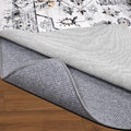 Non Slip Rug Pad Gripper, 6 x 9 Ft Extra Thick Foam Under Area Rug Carpet Pads for Any Hard Surface Floors, Keep Your Carpets Safe and in Place, Prevent Rug from Wrinkling or Buckling