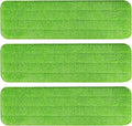 AmaVins 3 Pack Microfiber Cleaning Pads with All Bona Mop, Reusable Microfiber Mop Pads for 18 Inch Mop, Hardwood Floor Replacement Cleaning Mop Pads, Machine Washes