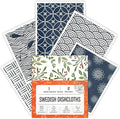 Augine Swedish Dishcloths, 5 Pack Swedish Dishcloths for Kitchen, Super Absorbent, Biodegradable, Quick Drying, Dishwasher Safe