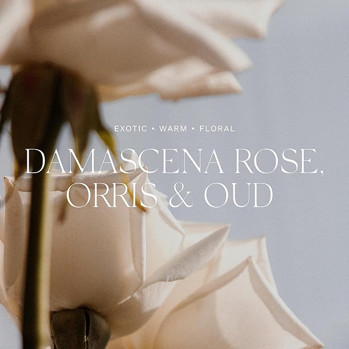 Antica Farmacista Home Ambiance Diffuser - Long-Lasting Reed Scent Diffuser - Luxury Room Freshener Gift - Damascena Rose, Orris & Oud, 16.9 fl oz