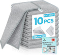 VMKBL 10 Pcs New Upgraded 3 Layers Non Scratch Wire Dishcloth, Multipurpose Wire Steel Wool Scrubber, Wet & Dry for Cookware, Sinks, Dishes, Stoves & Fireplaces 9.87“ x 9.87”
