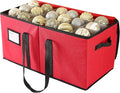 Sattiyrch Christmas Ornament Storage Box,Box Contributes Slots for 54 Holiday Ornaments 4 Inches