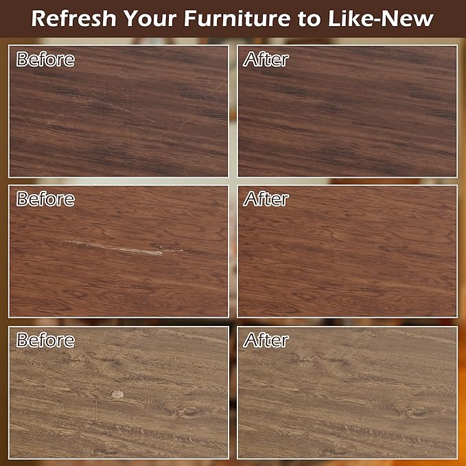 Oriflame Wood Furniture Repair Kit: 12-Color Filler and 8-Color Markers - Wood Touch Up for Scratches/Cracks/Holes/Stains in Floors/Table/Cabinets(Hardwood/Laminate)