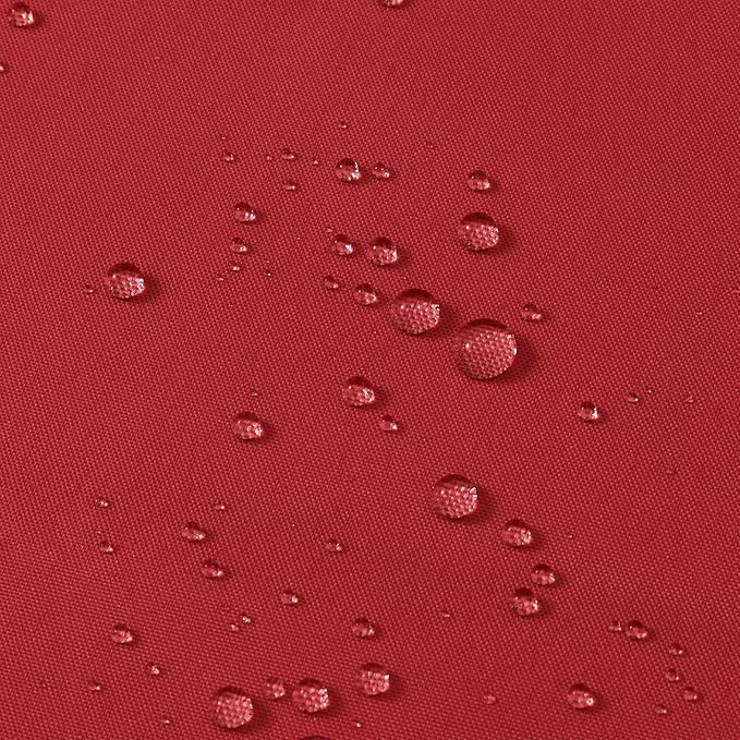 N&Y HOME Fabric Shower Curtain or Liner with Magnets - Hotel Quality Red Shower Curtain for Bathroom, Machine Washable, Water Repellent - Red, 72x72