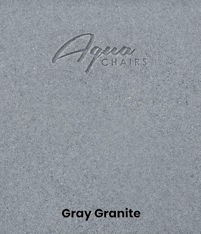 Aqua Outdoors in-Pool Side Table Large for 10-14 in. of Water (Gray Granite)