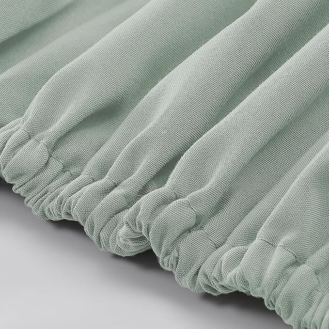 Modern Threads Soft Microfiber Solid Sheets - Luxurious Microfiber Bed Sheets - Includes Flat Sheet, Fitted Sheet with Deep Pockets, & Pillowcases Seafoam King