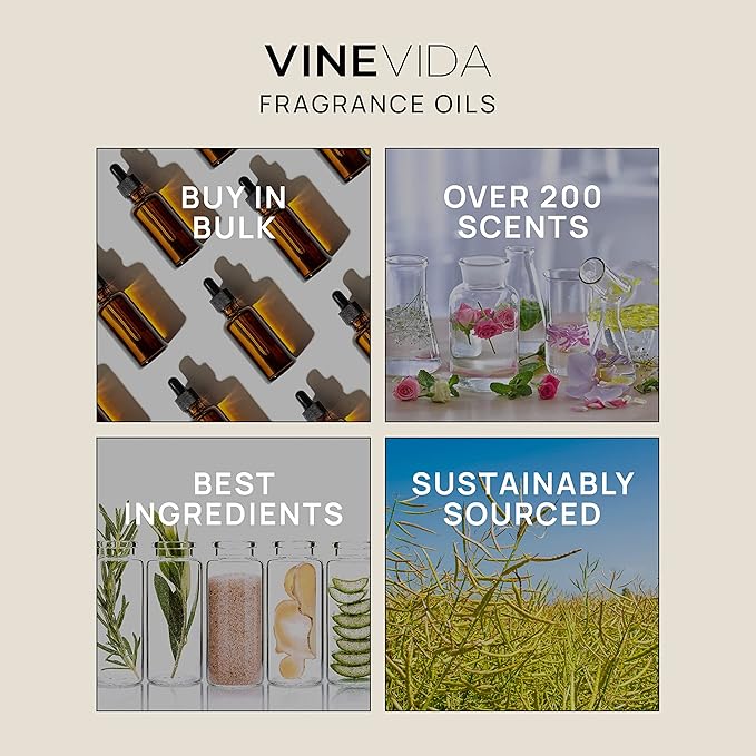 VINEVIDA [128oz] 24K Gold Fragrance Oil for Candle Making and Soap Making - Premium Candle Scents for Soy Candles