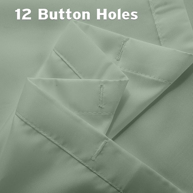 Titanker Waterproof Shower Curtain Liner Fabric, Sage Green Shower Curtain Liner with Magnets, Cloth Shower Liner Soft, Lightweight, Machine Washable, 70 x 72 Inches