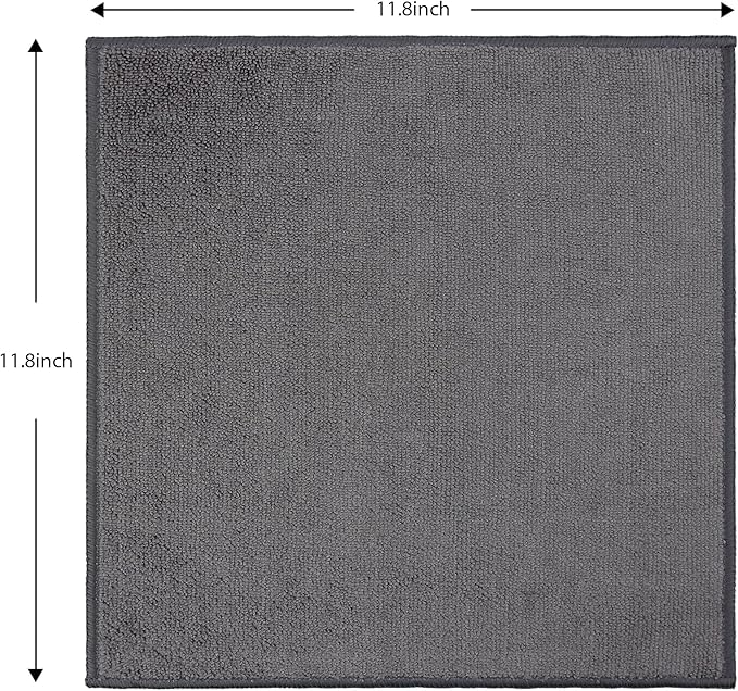 Tricol Clean 12 Pack Microfiber Cleaning Cloth 11.8x11.8inch - Streak-Free, Reusable Wipes for Glass, Kitchen, Car, Dusting - Absorbent & Lint-Free (Mixed 4 Colors, 12 x 12 in)