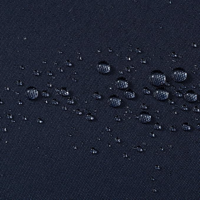 N&Y HOME Fabric Shower Curtain Liner with Weighted Magnets - Navy Blue Shower Curtain for Bathroom with Hotel Quality, Machine Washable, Water Repellent - Navy, 72x72