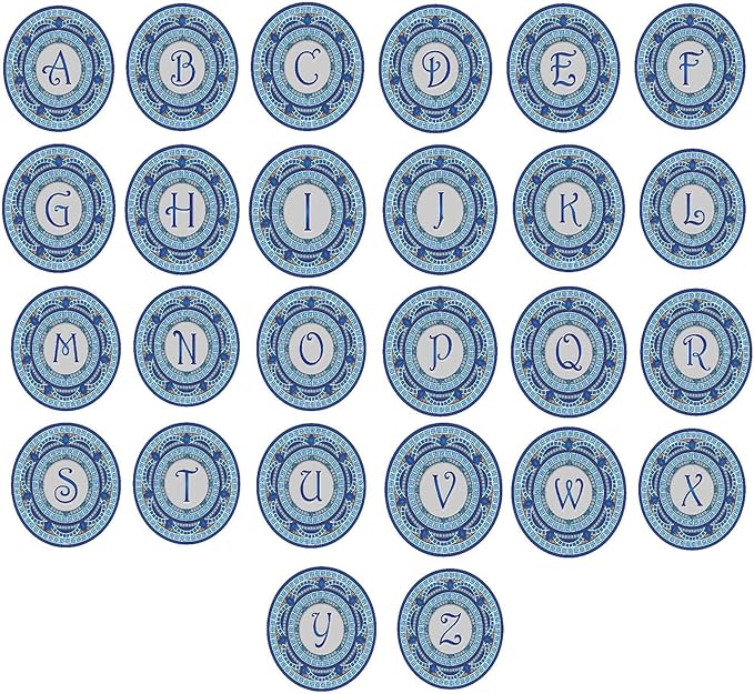 Skip's Garage Custom Monogram Decorative Pool Art - Mosaic Pool Art - Choose Your Size & Personalization - Easy Drop-in Installation