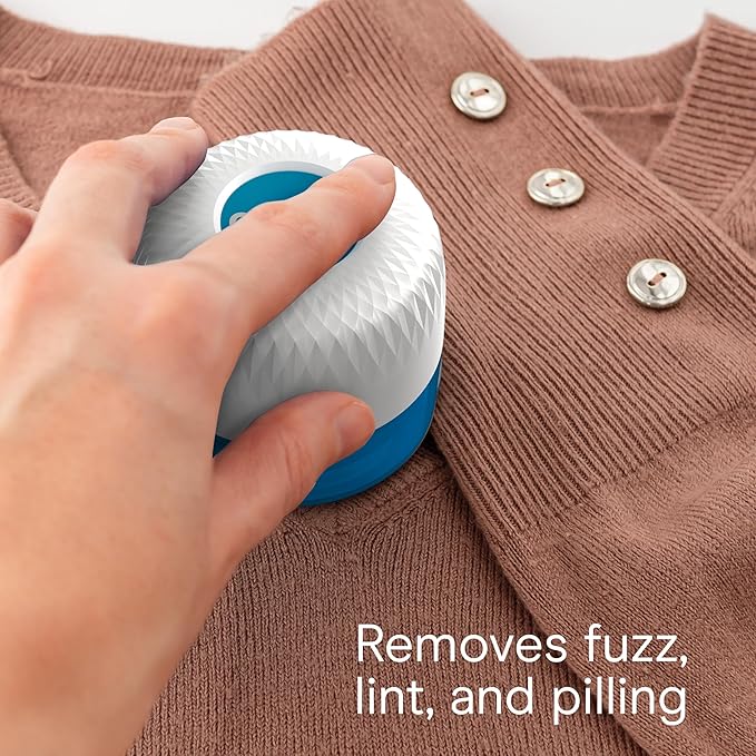 Conair Fabric Shaver, Lint Shaver for Clothing and Furniture Removes Lint, Fuzz, and Pilling, Fabric Pilling Remover with Extra-Large 2.25" Shaving Surface and 3 Stainless Steel Blades