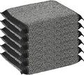 DDGEAA Steel Wool Scrub Sponges Kitchen, Reusable Dish Scrubber Sponge, for Pots, Pans, Gentle and Scratch Free - 6 Pack Black