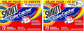 Shout Color Catchers for Laundry, Allow Mixed Washes, Prevents Color Runs and Maintains Original Clothing, 72 Count - Pack of 2 (144 Total Sheets)