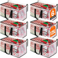 Clear Heavy Duty Extra Large Moving Bags, Reinforced Handle and Double Zipper Storage Bags for Packing Essentials (6 Packs)