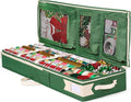 Little ELF Premium Wrapping Paper Storage Organizer, Easy to Carry, 6 Individual Pockets for Christmas Gift Wrap Supplies, Lightweight and Sturdy
