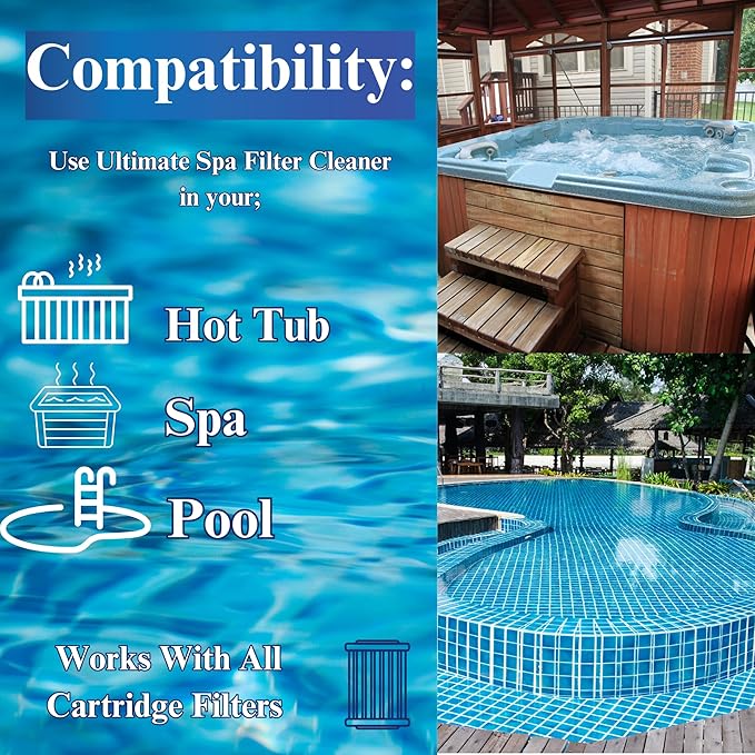 Ultimate UV/Restore Spa & Hot Tub Cover Cleaner and Protectant Treatment. Conditioner for Vinyl Cover Conditioner Spray Restores Your Cover to Look New. Simply Easy to Use (Combo)