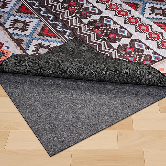100% Waterproof Rug Pad, 3x5 Foot Non-Slip Rug Pad, 1/4 Inch Non-Slip Carpet,Suitable for Hardwood Floor Felt MATS and All Floors, Protecting The Floor and Keeping The Carpet Soft and Safe