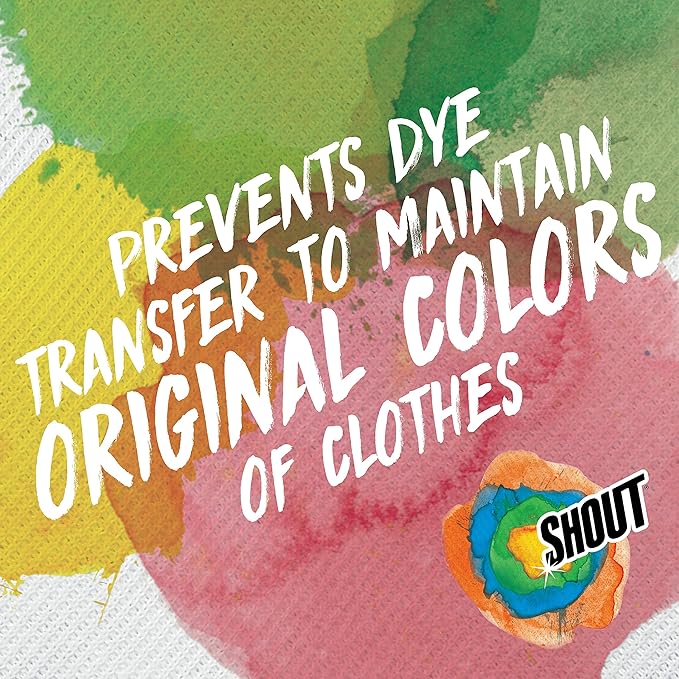 Shout Color Catcher Sheets for Laundry, Allow Mixed Washes, Prevents Color Runs and Maintains Original Clothing, 72 Count - Pack of 4 (288 Total Sheets)